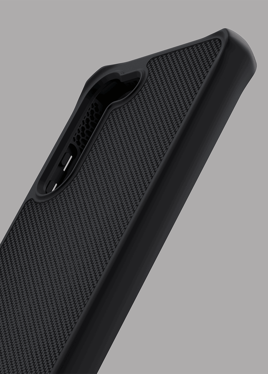 ITSKINS Estuche Hybrid R Nylon Galaxy S23, SGJO-HYBFS-BLCK