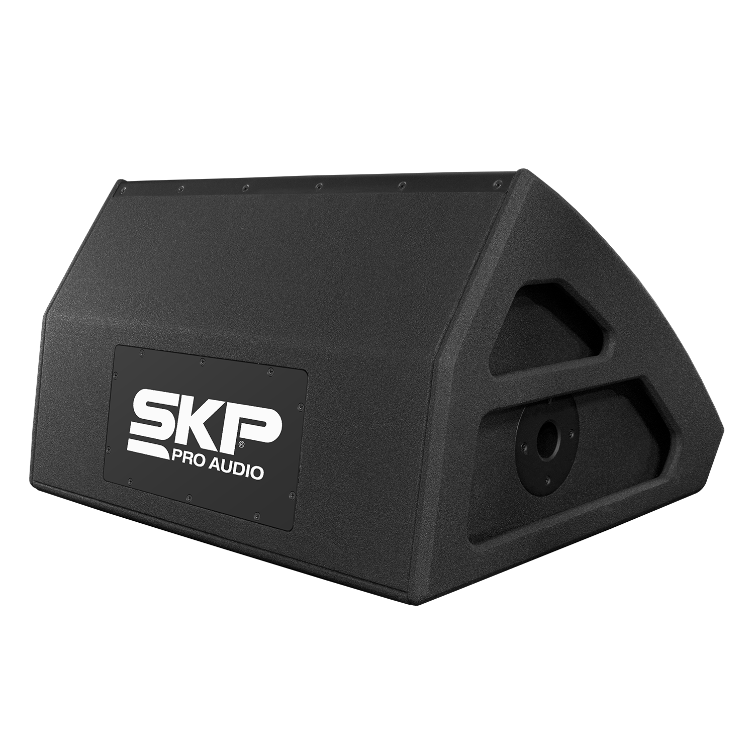 SKP SKM-15A MKII monitor de piso activo - vista posterior en perspectiva