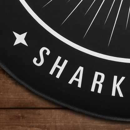 Alfombrilla Sharkoon para Silla | Protección de Suelo | Antideslizante | Redonda | 120cm | Negra