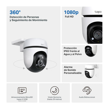 Cámara de Seguridad para Exterior TP-Link, Tapo C500