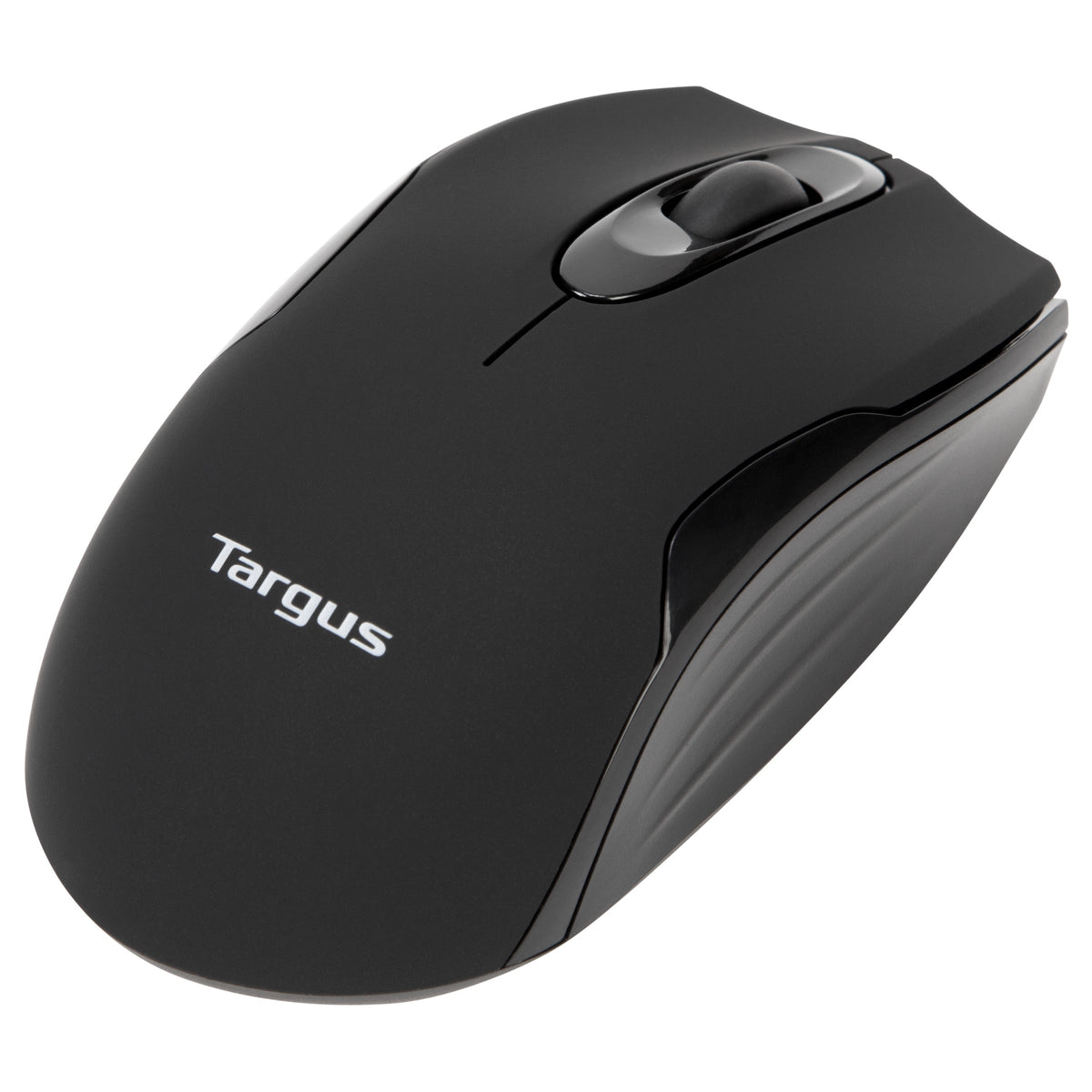 Mouse inalámbrico Targus W575 AMW575TT vista frontal con diseño ergonómico