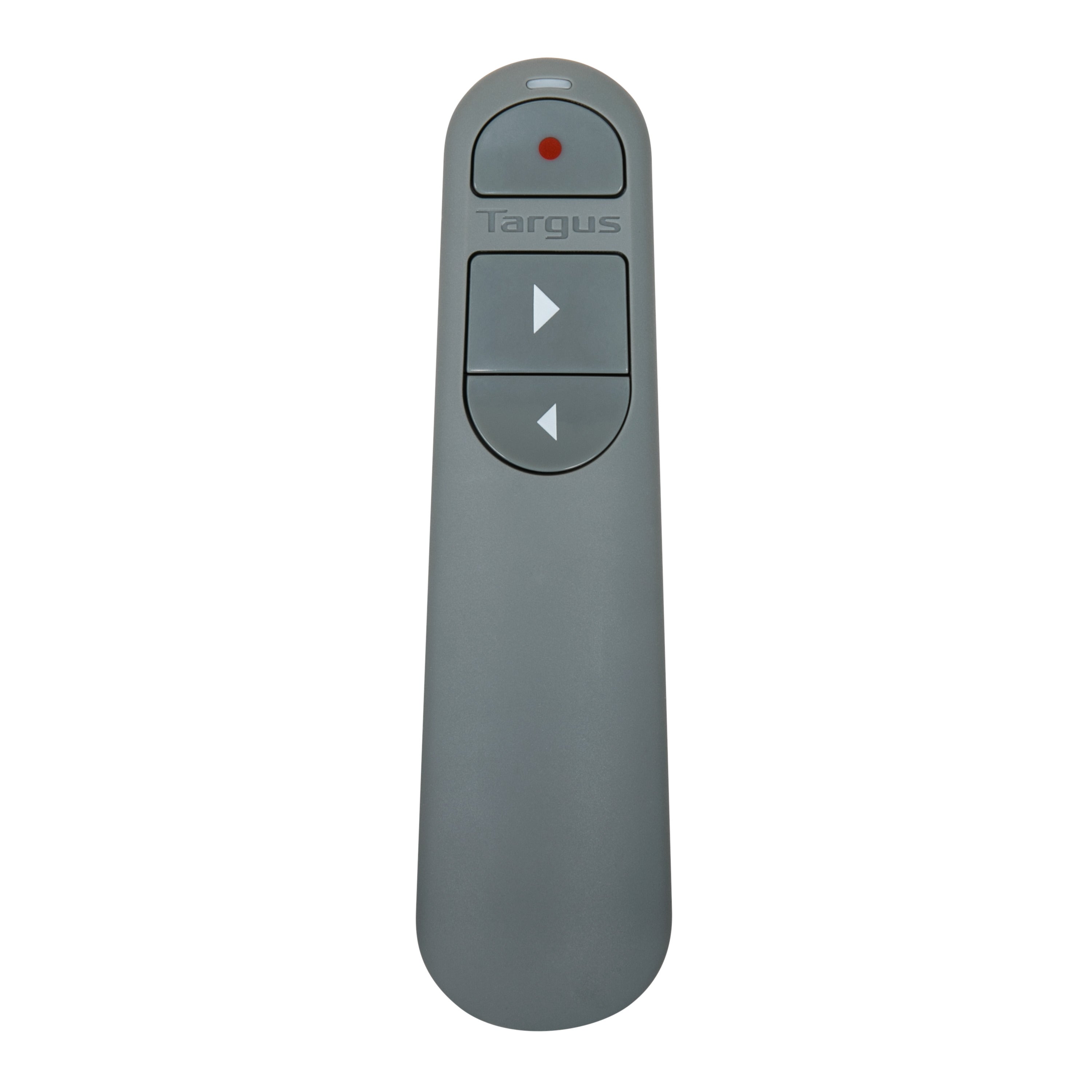 Puntero láser Targus Control Plus dual modo antimicrobial vista frontal con botones de control