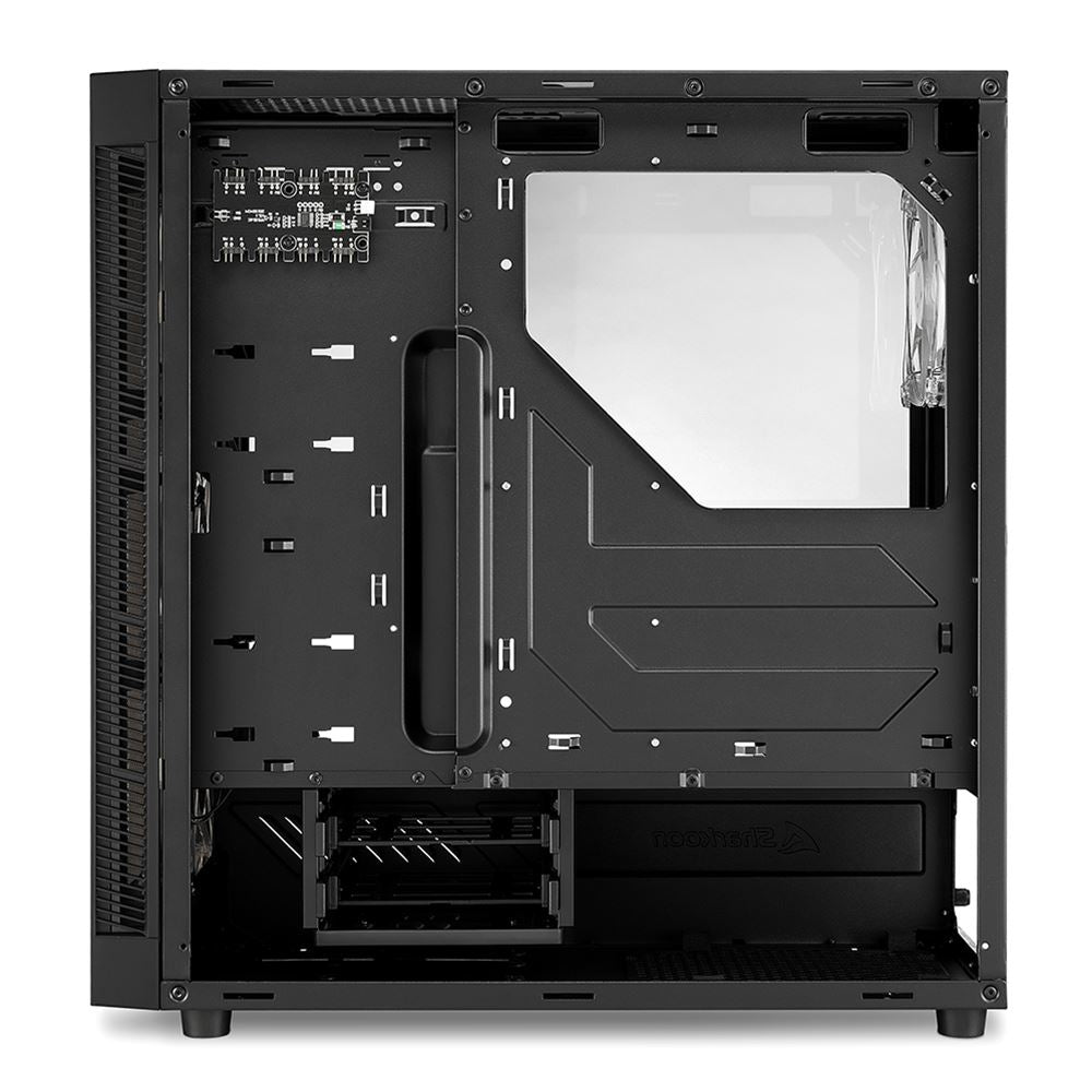 Case Sharkoon TG6M RGB | ATX | Mid Tower | 4 Ventiladores RGB | Vidrio Templado | Negro