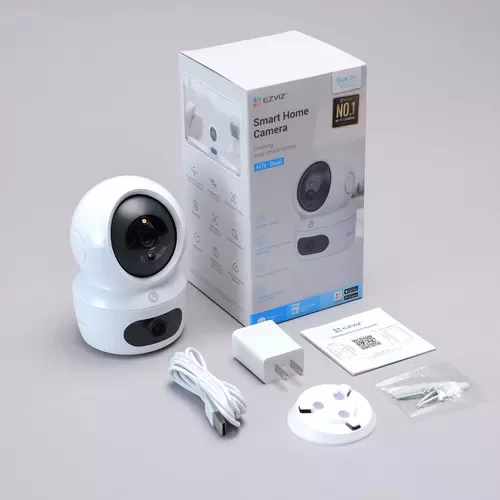 Cámara Ezviz H6c Pro 2K Pan & Tilt | Visión 360°, Detección IA y Audio Bidireccional