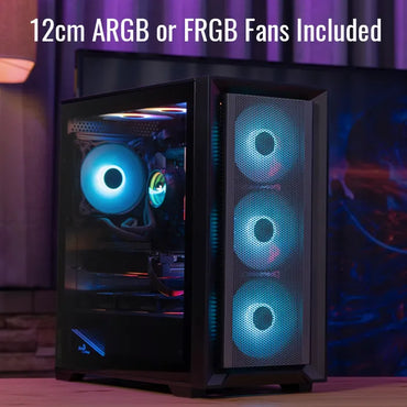 Case RGB AeroCool Tern Mini | Torre Pequeña | Vidrio Templado | 3 Abanicos Delanteros | 1 Abanico Trasero