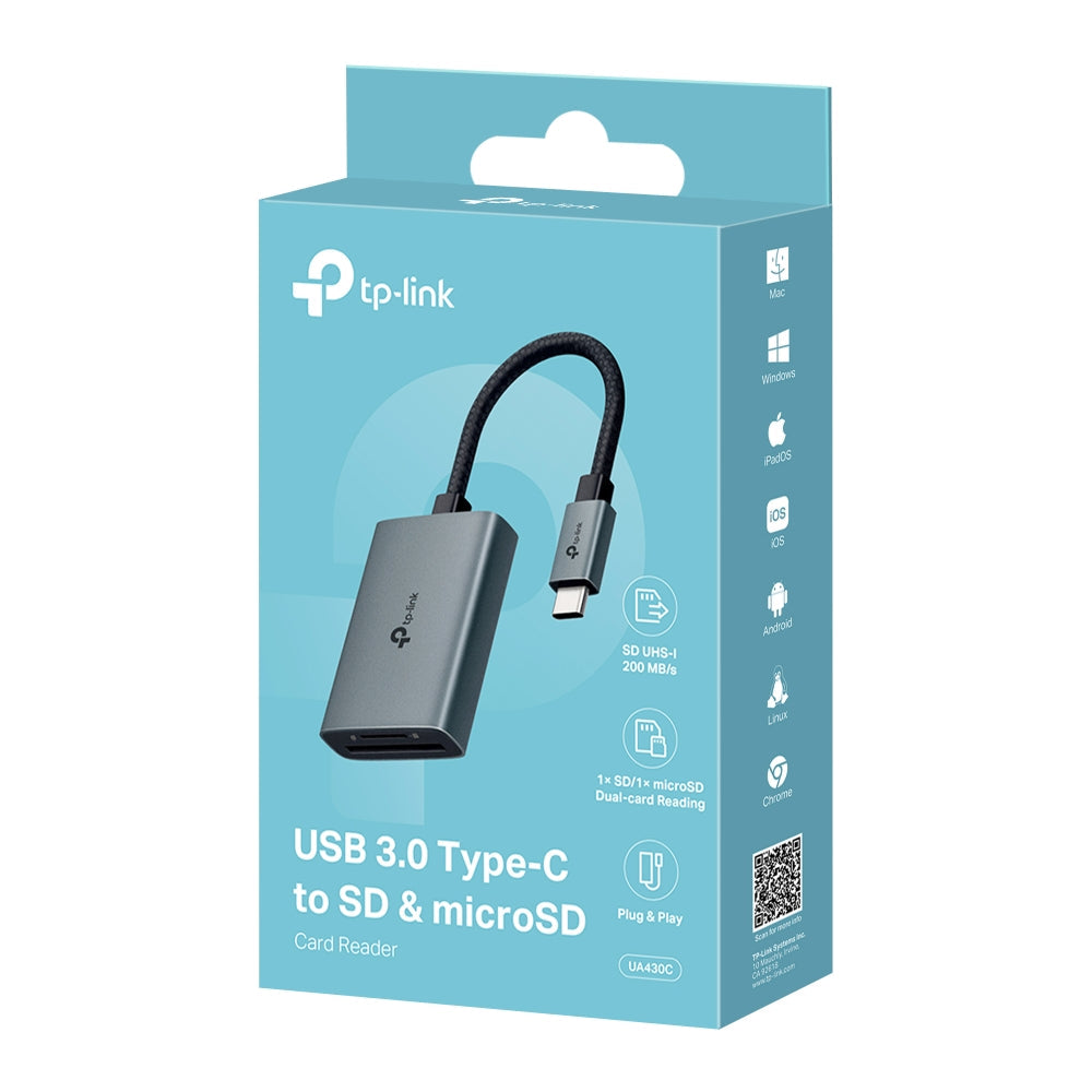 Lector TP-Link UA430C empaque original con accesorios incluidos