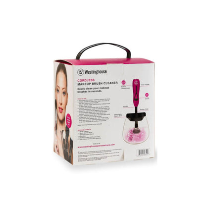 Limpiador de Brochas de Maquillaje Westinghouse WH1128 | A batería AAA | 8 adaptadores | Portátil