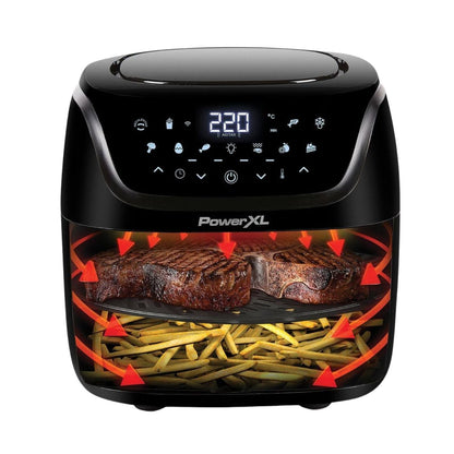 PowerXL Freidora de Aire y Horno Vortex Digital Wi-Fi 7.5L | AF-E8001-WA-LA