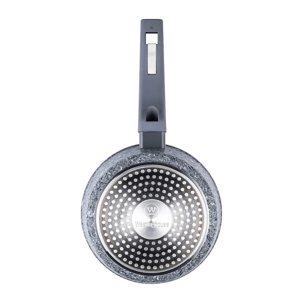Olla con Tapa Westinghouse WCSP0070020GGY | 20 cm | Aluminio Fundido | Revestimiento Granito Gris | Compatible con Inducción