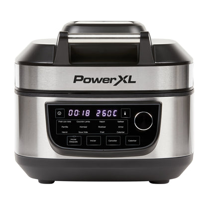 Freidora de Aire con Parrilla Power XL MFC-AF-6C-LA | 6QT | 12 en 1 | Digital