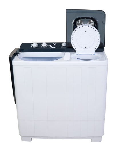 GRS Lavadora Semiautomática 20 kg con Doble Tina y 2 Modos de Lavado, GLTT20W