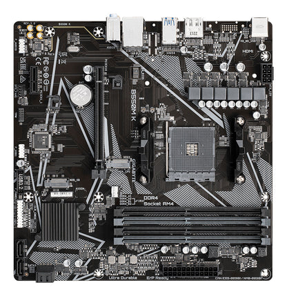 Tarjeta Madre Gigabyte B550M K | AM4 | Micro-ATX | DDR4 | PCIe 4.0 | HDMI | USB 3.2