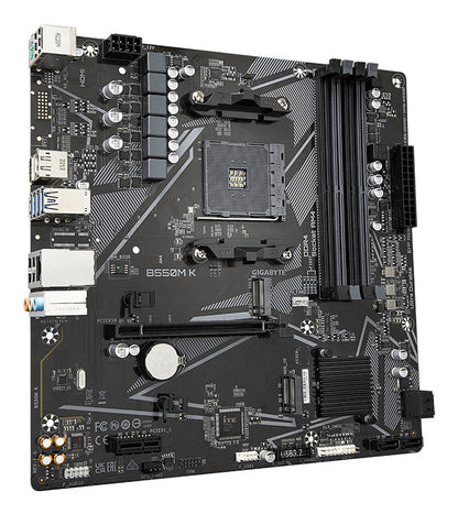 Tarjeta Madre Gigabyte B550M K | AM4 | Micro-ATX | DDR4 | PCIe 4.0 | HDMI | USB 3.2