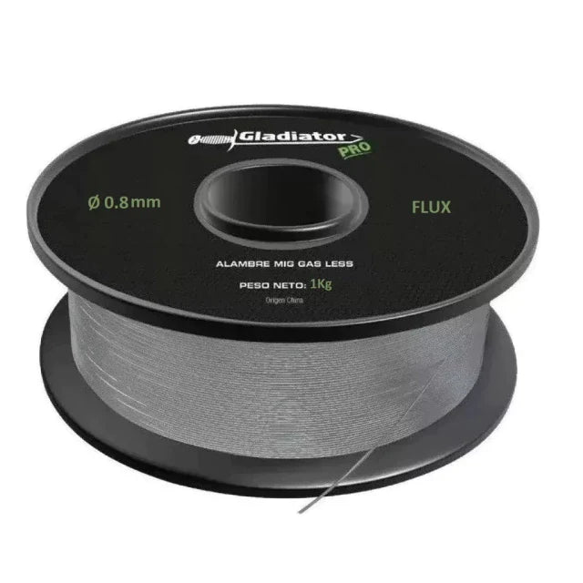 Gladiator Alambre MIG Gasless A8/08/1/3 0.8mm 1kg carrete