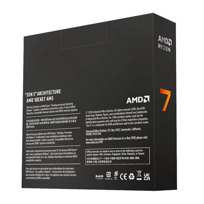 Procesador AMD Ryzen 7 9700X | 9ª Gen | 5.5 GHz | AM5