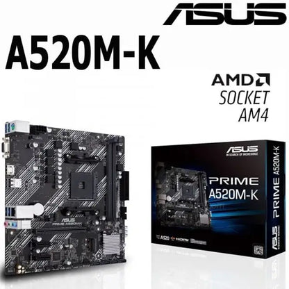Tarjeta Madre ASUS PRIME A520M-K | DDR4 | Socket AM4 | Micro-ATX