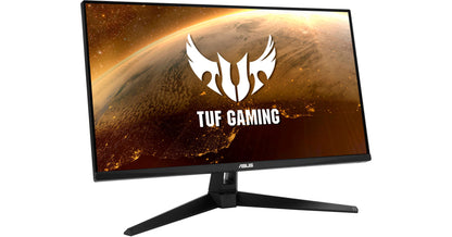 Panel trasero del monitor ASUS VG279Q1A con puertos de conexión visibles