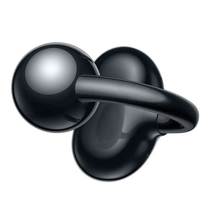 Huawei FreeClip auriculares inalámbricos negro vista lateral ergonómica