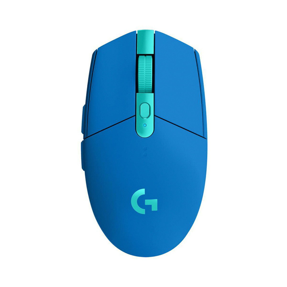 Mouse Gaming Logitech G203 LIGHTSYNC RGB vista frontal con iluminación