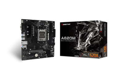 Tarjeta Madre BIOSTAR A620MH AURORA DDR5 | Micro ATX | AM5 | DDR5 hasta 6000+ MHz | PCIe 4.0