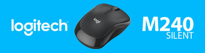 Mouse Logitech M240 Business conectándose por Bluetooth a dispositivos