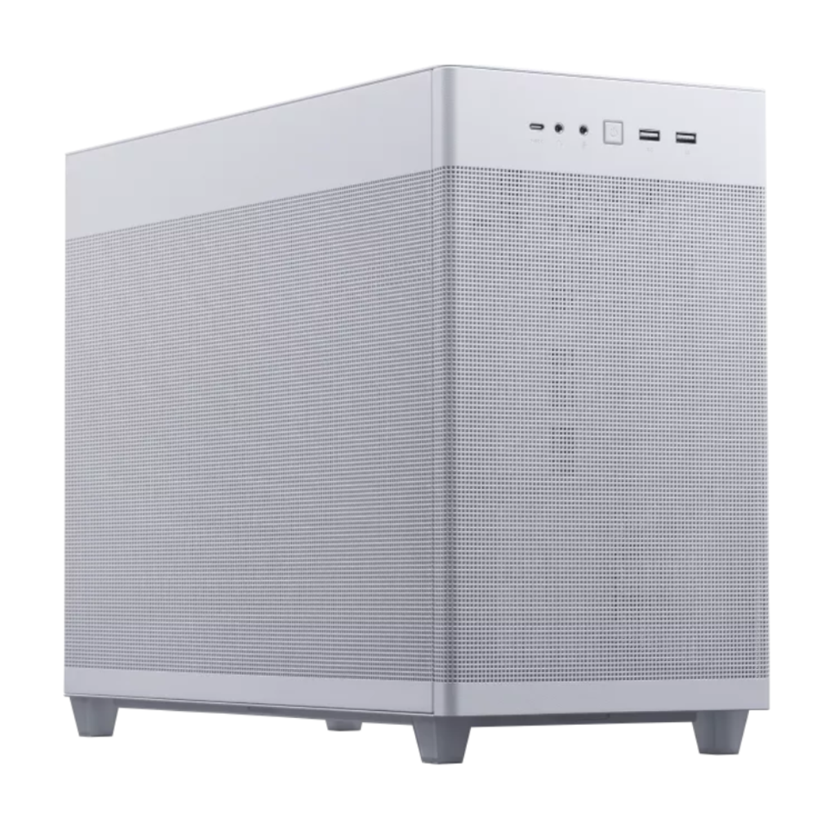 Case Gaming ASUS PRIME AP201 Micro ATX con Vidrio Templado Blanco