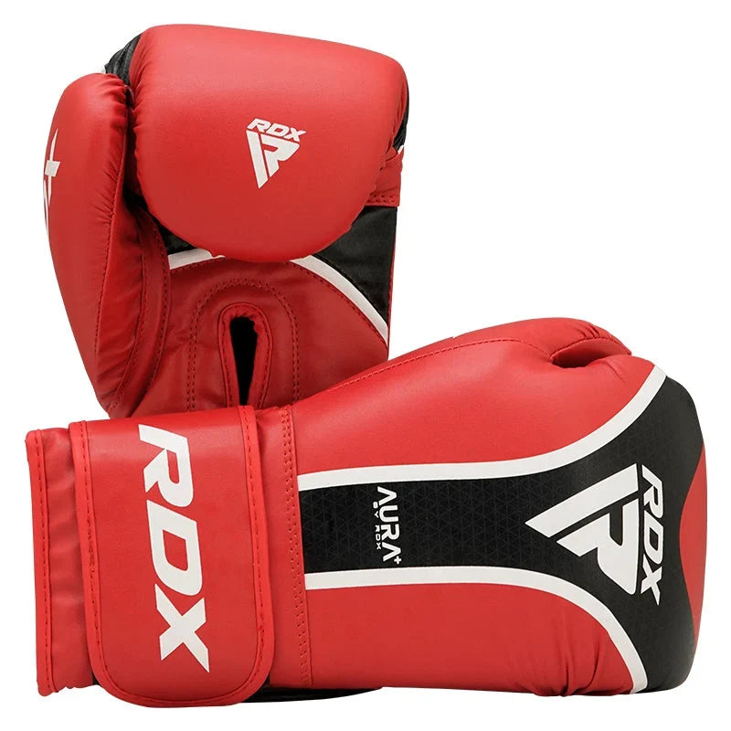 RDX Guante de Boxeo Aura Rojo/Negro 12oz, T17