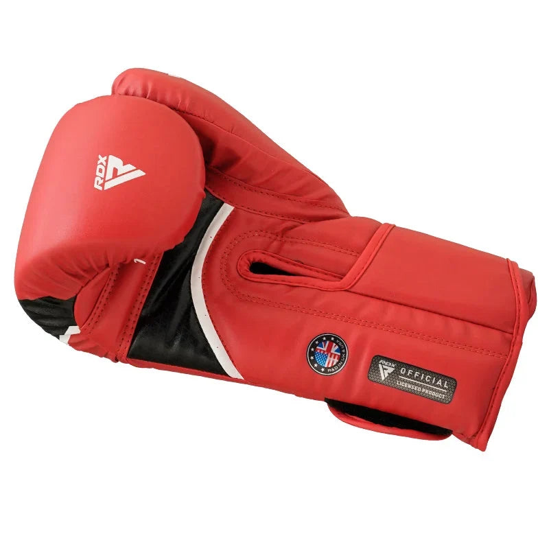 RDX Guante de Boxeo Aura Rojo/Negro 12oz, T17
