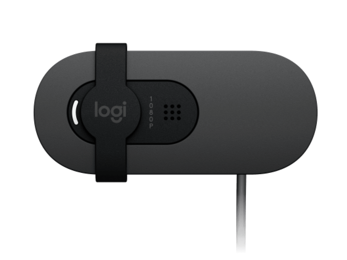 Logitech Cámara Web Full HD 1080p Grafito, Brio 100