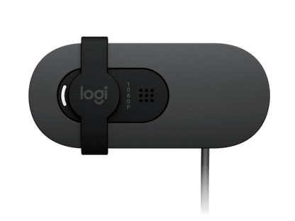 Logitech Cámara Web Full HD 1080p Grafito, Brio 100