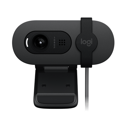 Logitech Cámara Web Full HD 1080p Grafito, Brio 100