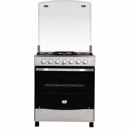 GRS Cocina de Gas 30" con 6 Quemadores Sellados y Encendido Eléctrico, GSG30L4X0