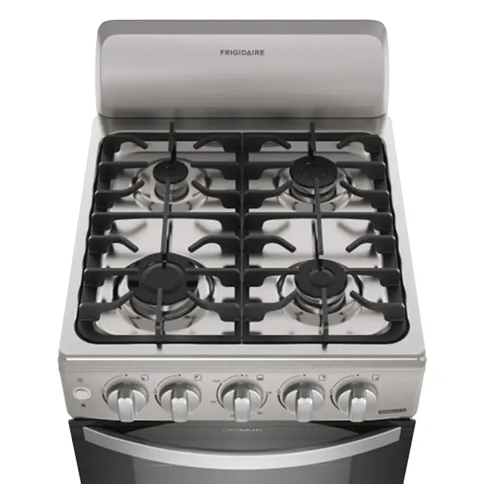Frigidaire Cocina de Gas 20" 4 Quemadores Plata, FKGN20C3MYI
