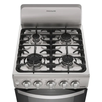 Frigidaire Cocina de Gas 20" 4 Quemadores Plata, FKGN20C3MYI
