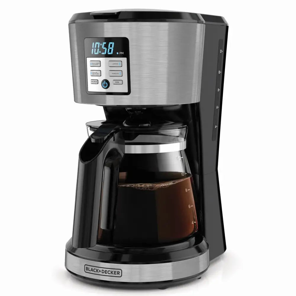 Black+Decker Cafetera Programable 12Tz, CM1331S-LA
