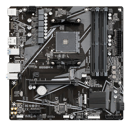 Tarjeta Madre Gigabyte B550M K | AM4 | Micro-ATX | DDR4 | PCIe 4.0 | HDMI | USB 3.2
