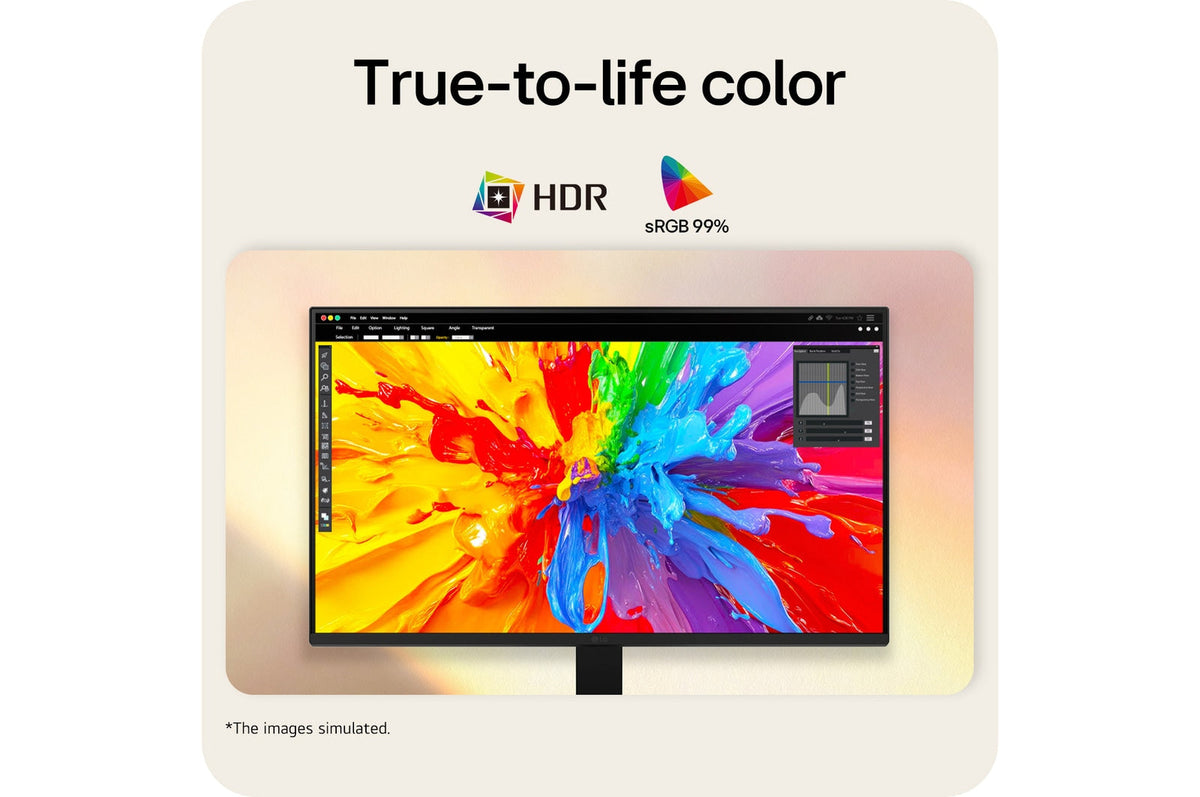 LG Monitor IPS 24" Full HD 144 Hz, 24U411B