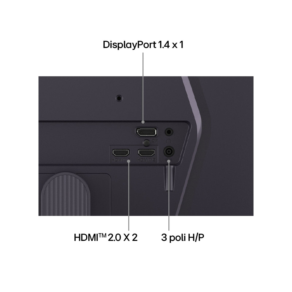 LG Monitor Gaming IPS 24.5" FHD 200 Hz, 25G523B-B