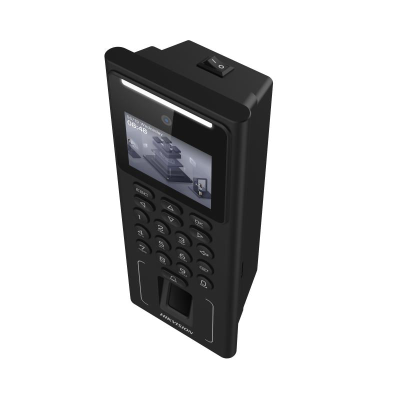 CONTROL DE ACCESO HIKVISION DS-K1T321MFWX | 2.4” LCD Display | 2MP Lens | Reconocimiento Facial y Huella Dactilar
