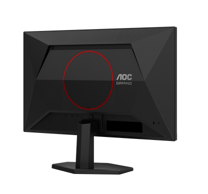 Vista completa del setup gaming con monitor AOC 24G42HE en escritorio