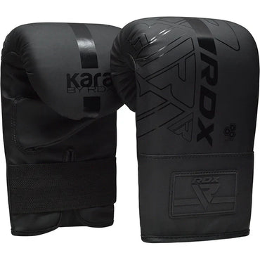 RDX Guantes para Saco 4 oz Negros, F6 KARA