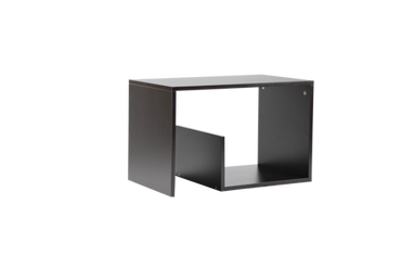 Kenneth Cole mesa de centro tipo librero color cafe oscuro - KCWD2022055-BR