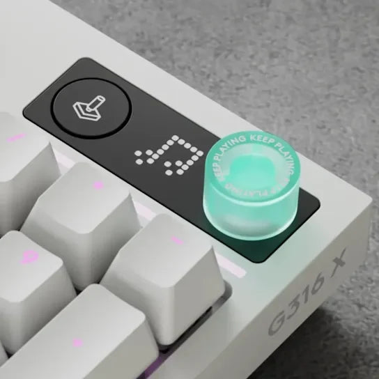 Logitech Teclado mecánico RGB alámbrico en inglés blanco, G316 X 98 920-014226