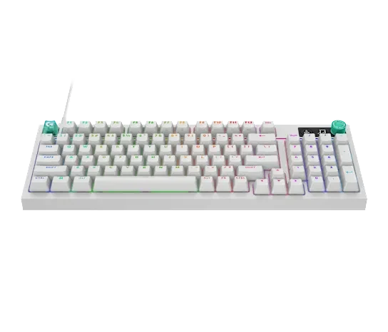 Logitech Teclado mecánico RGB alámbrico en inglés blanco, G316 X 98 920-014226