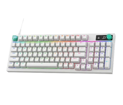Logitech Teclado mecánico RGB alámbrico en inglés blanco, G316 X 98 920-014226