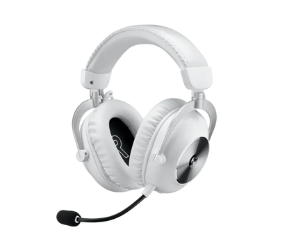 Headset gaming Logitech PRO X 2 Wireless blanco vista frontal