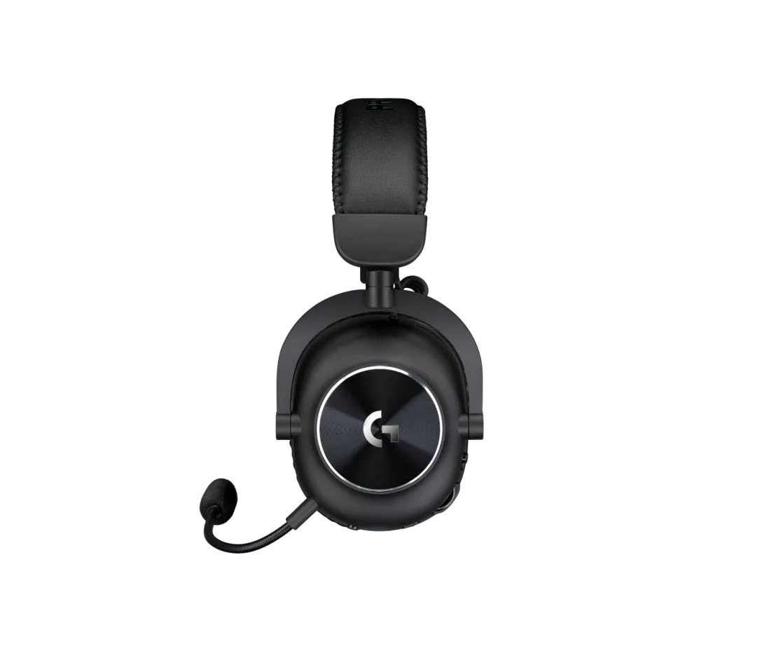 Auriculares gaming Logitech PRO X 2 perfil lateral mostrando almohadillas