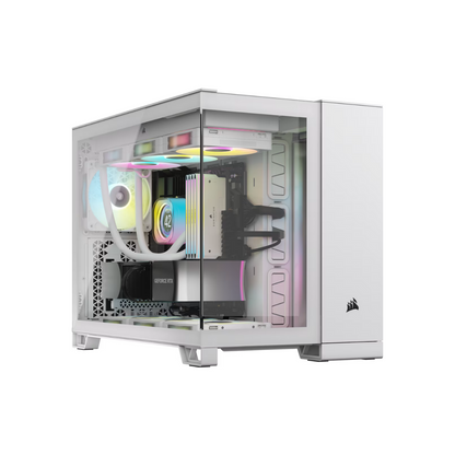 Corsair Case 2500X RGB Micro-ATX White, CC-9011268-WW