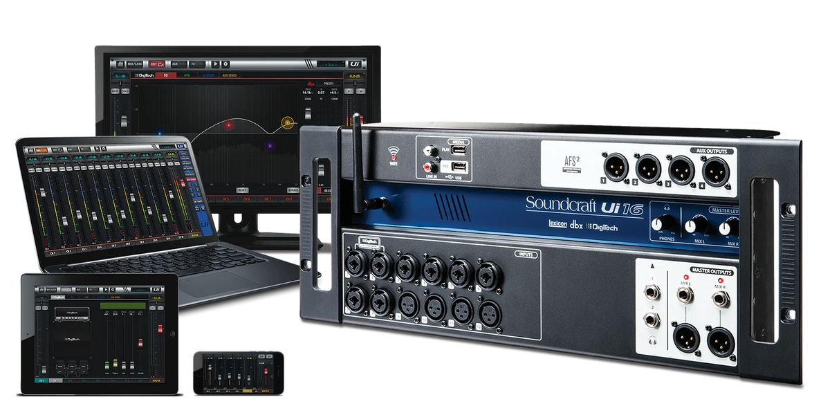 Soundcraft UI-16 mezcladora digital 16 canales