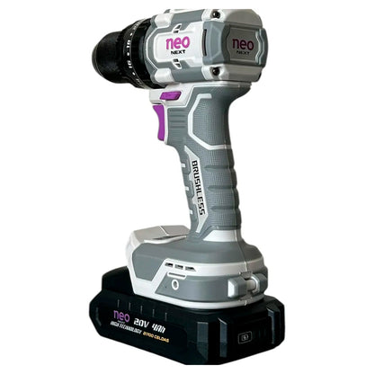 NEO NEXT Taladro Percutor Atornillador Inalámbrico 20 V 4 Ah 13 mm 80 Nm, T1280/20C1-4